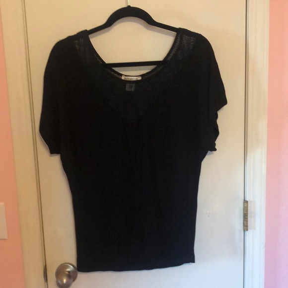 Arden B Black Stretchy Top - Picture 1 of 4